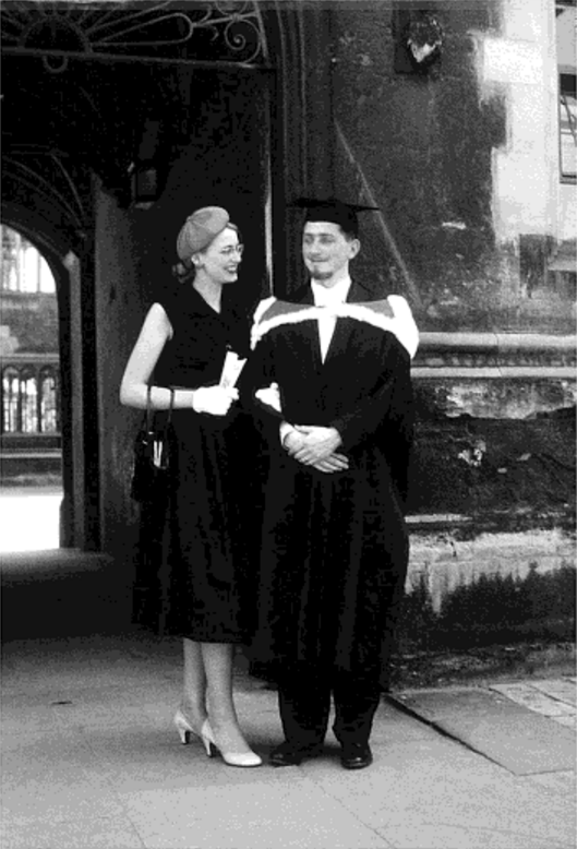 Strayer graduates from Oxford (June 1957).